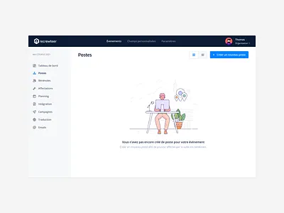 Empty state empty state event illustration new ui