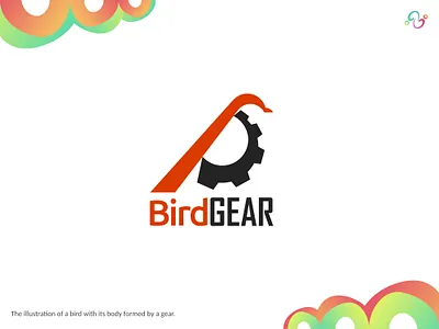 Bird Gear Logo animal automotive bird brand design brand designer car gear industry logo design logo designer logo for sale logo idea logo inspiration logomark logotype machine pet wild wildlife zzoe iggi