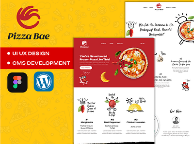 Pizza Restaurant Web Design and WordPress Development cms figma design pizza restaurant restaurant website ui ui design uiux ux ux design web design website design website development wordpress wordpress development