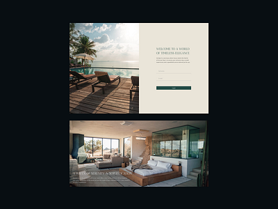 Seaside Luxury Redefined: Elegant Hotel Login Page design figma hotel inspiration interface login login page luxury ocean sea typography ui ux uxui web