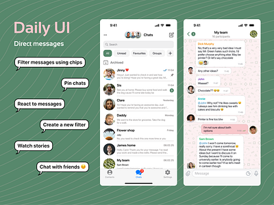 Direct Messages_Daily UI ui