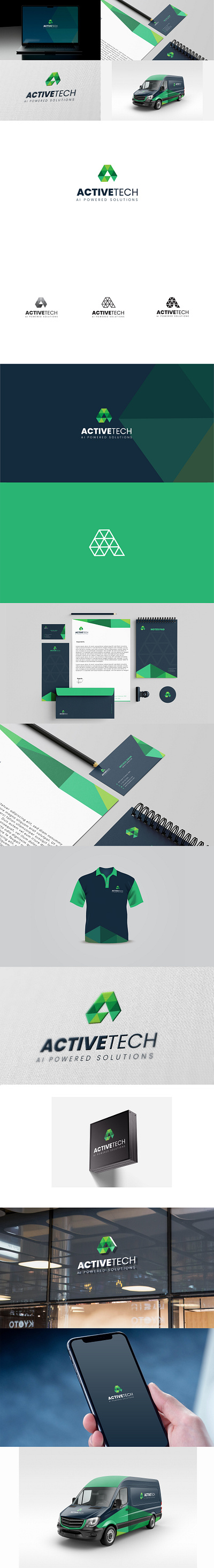 AI Software Company Logo abstract logo branding business card designer graphic design illustrator letter mark logo logo packaging photoshop rebranding social media material stationery design vector visual visual identity