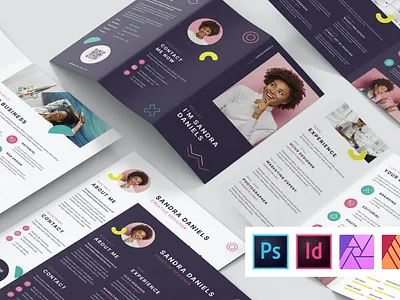 The Resume – Brochures and Flyers Print Templates branding clean cover letter cv cv design cv template elegant resume gradient gradient resume job resume minimal minimal resume modern resume popular professional resume resume design resume template simple resume