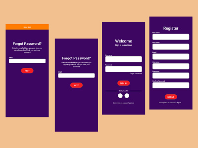 Login/Sign up UI login page login screen signup ui design uidesign