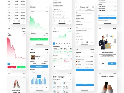Investment and Trading App Concept cryptocurrency design design concept investing investment investment app trading trading app ui uidesign