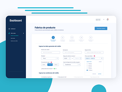 Backoffice Dashboard Concept app blue branding concept creative design dashboad dashboard ui design inspiration ui ux