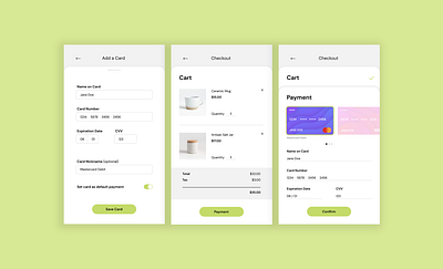 Credit Card Checkout // Daily UI 002 app checkout dailyui dailyui002 design figma payment ui ux