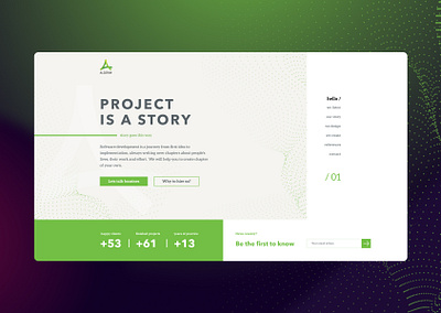 Algorim landing page branding composition design figma graphic design landing page design landingpage ui website design