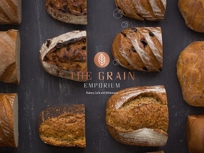 The Grain Emporium Branding design logo restaurant branding