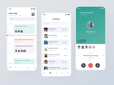 Task Management App - Part 1 app daily ui dailyui design illustration logo mockups typography ui vector website