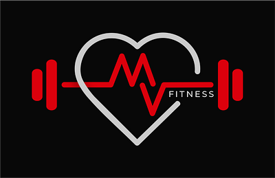 MV FITNESS - Logo design logo logo design logotype minimal