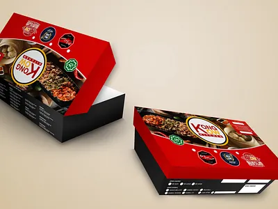 Food Box design illustration