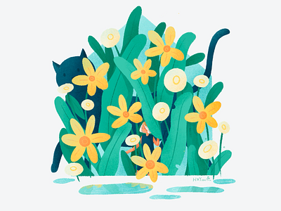 Spring app design illustration ps ui web 应用 插图 类型 设计