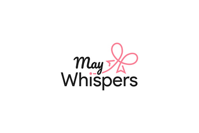 May Whispers logo a letter logo abstract abstract logo branding design illustration logo logo design vector