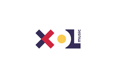 XOL music a letter logo abstract branding design icon illustration logo logo design music logo typography vector