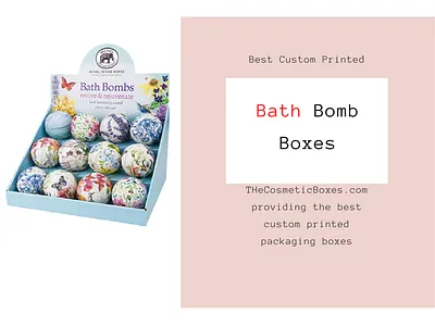 Printed bath Bomb Boxes custom boxes packaging