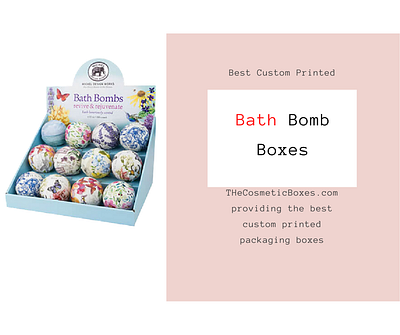 Printed bath Bomb Boxes custom boxes packaging