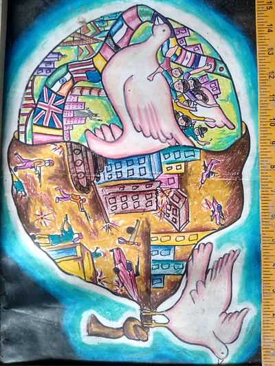 Peace drawing