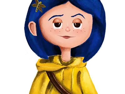 Movie Time Coraline art artwork design illustrator