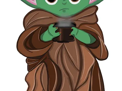 Yoda art artwork design illustrator
