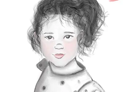 Girl art artwork design illustrator