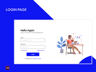 Login PAge branding comingsoon design desinger illustration login login design login form login page login screen minimal photoshop sign sign in signup ui ux