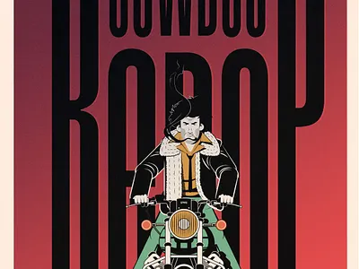 OLDER SPIKE - COWBOY BEBOP CDC MAY 2021 adventure anime animeart artwork cdc cdchallenge character comics cowboy bebop digitalart drawing fanart illustration motorbike vintage