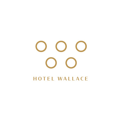 Hotel Wallace brand identity brandidentity graphicdesign logodesign logos minimalism modern monogram monogram letter mark monogram logo typography