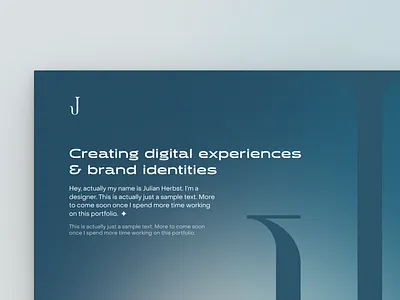 Shot #15769852 brand branding clean design minimal modern portfolio typography ui user experience