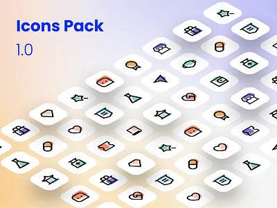 Icons Pack 1.0 clean ui duotone figma design finance icons health icons icon design icon pack icon set iconography icons iconset minimal social icons