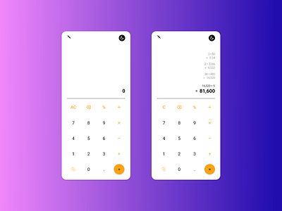 Light mode Calculator app calculator daily ui challenge dailyui dailyui 004 dark mode calculator light mode calculator ui