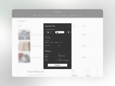 Payment Info Page checkout page design payment ui ux web website