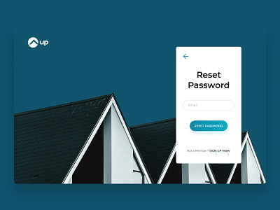 Reset Password design password real estate reset sign up ui ux website