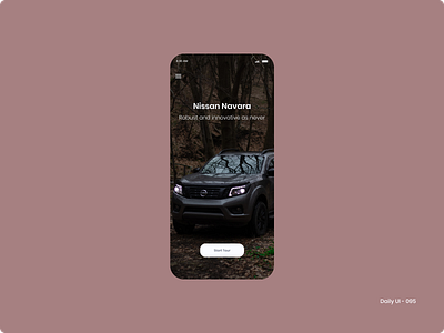 Daily UI 095 - Product Tour 095 dailyui nissan product card product tour