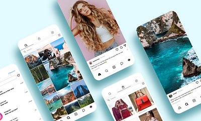 Case Study - Instagram Redesign app design instagram mobile app mobile app design mobile ui ui ux ux design uxdesign uxui