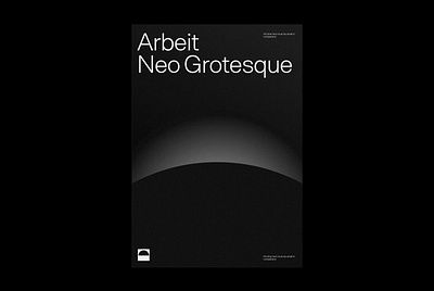 Arbeit Typeface font design neo grotesque sans swiss type typeface typography