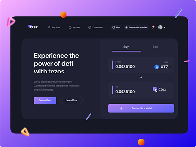 Defi Crypto Exchange Dashboard Ui blockchain crypto crypto app crypto dashboard crypto exchange crypto trading crypto wallet dark dashboard dark theme ui dashboard ui decentralized decentralized app etherium exchange ui tezos trading