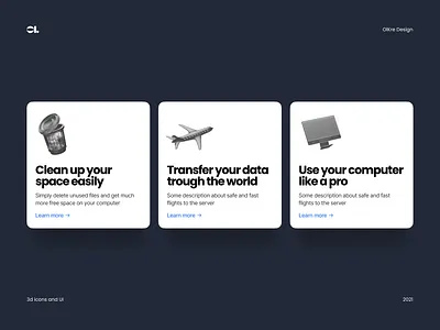 Cards Design and custom 3d icond 3d 3d icons card design ui ux webdesign