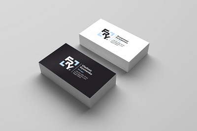 business card office equipment seller Identity brandbook branding buisness card business card company design identity logo minimal minimalism minimalistic monogram plastic