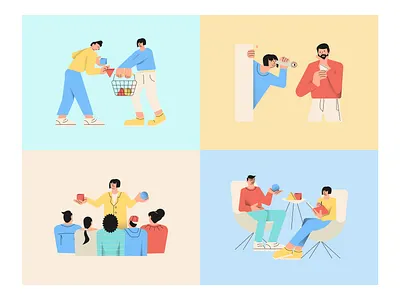 Marketing research abstract activities banner business communication concept customer design focus illustration information market marketing modern people primary process research search vector