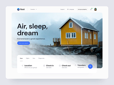 Fleet – Travel Shopping UI Kit II after effects animation apartment booking design motion motion design ui ui8