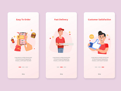 App Onboarding Screens | App Design appdesign follow me forsale hireme likeforlike mobile ui onboarding ui popular design screens trending ui webdesign