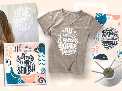 Body Positive body positive design hand drawn illustration lettering lettering art logo logotype love yourself poster print typography