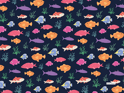 Ocean pattern pattern a day pattern art pattern design print design printdesigner surface pattern surfacepatterndesigner textile design textile pattern