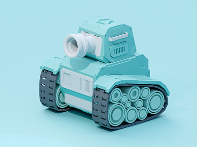 A Tank 3d 3d modeling 3dmodel blender design details tank