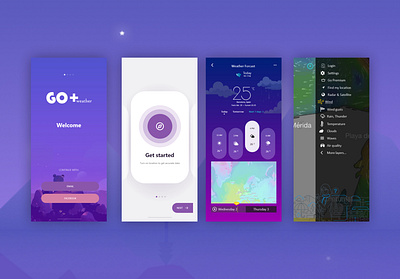 weather app UI Inspiration app app design graphic icon illustration ui ui design uidesign uiux ux vector