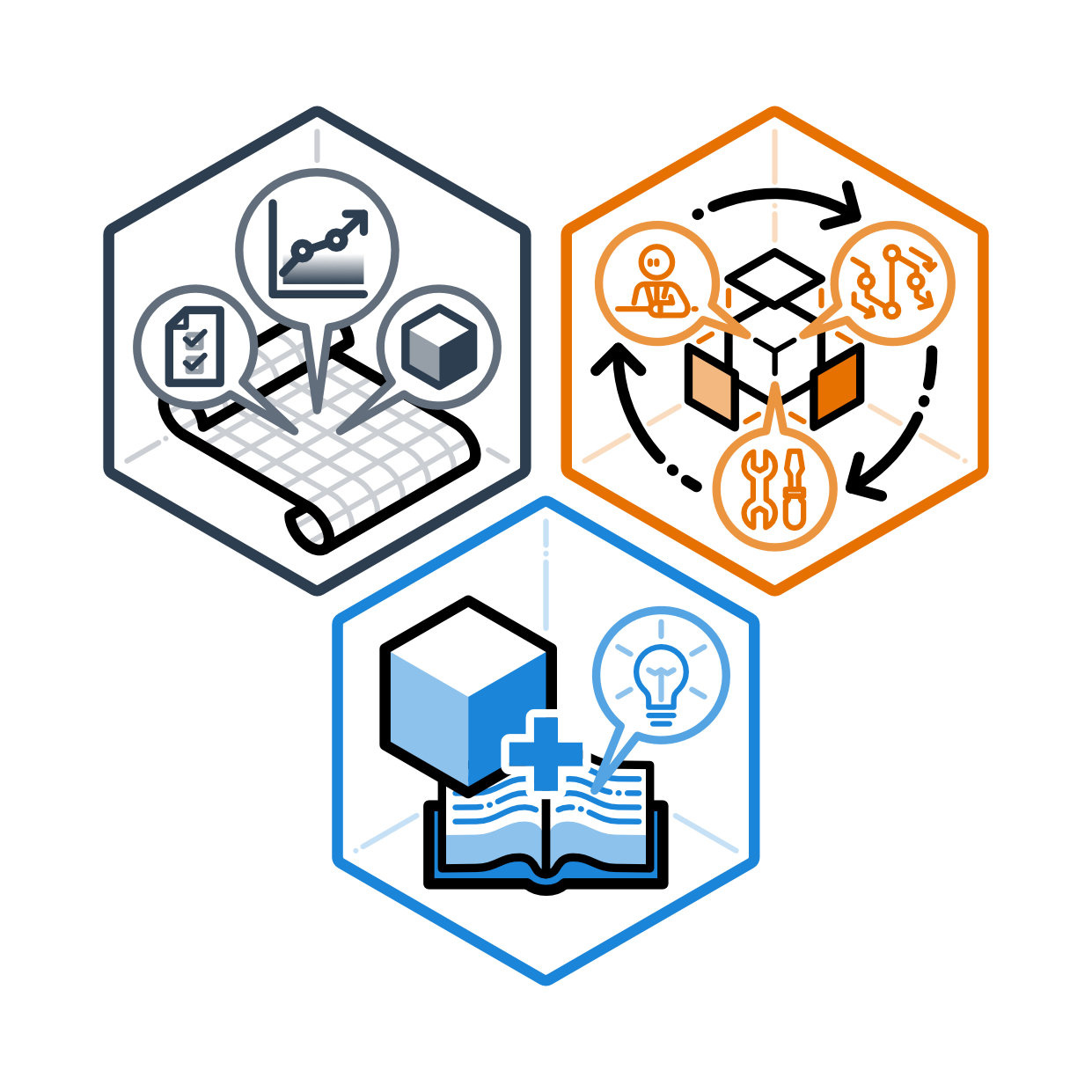 Cadmes isometric icon design icon icon design isometric vector illustration