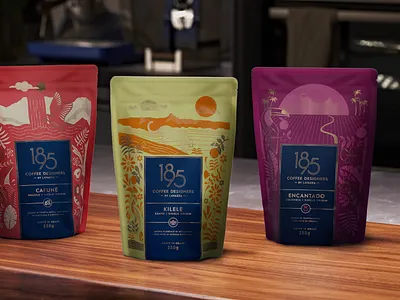 1895 by Lavazza Single Origin Coffee Packaging brand design brand identity branding coffee packaging