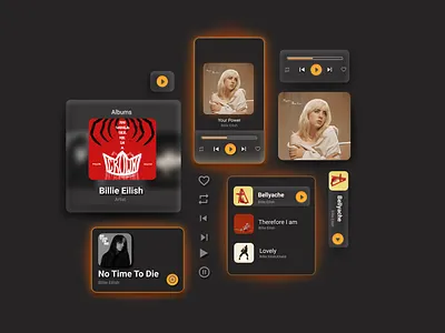 day 9 - music player 3d 3d art animation claymockup dailui daily 100 challenge daily ui dailyui dailyui 006 day9 design figma graphic design illustration logo motion graphics ui uiinspiration uiux ux