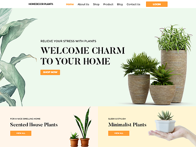 Plant Store app design branding codiant design graphic design landing page landing page design landing page ui landingpage mobile app online shopping online store ui